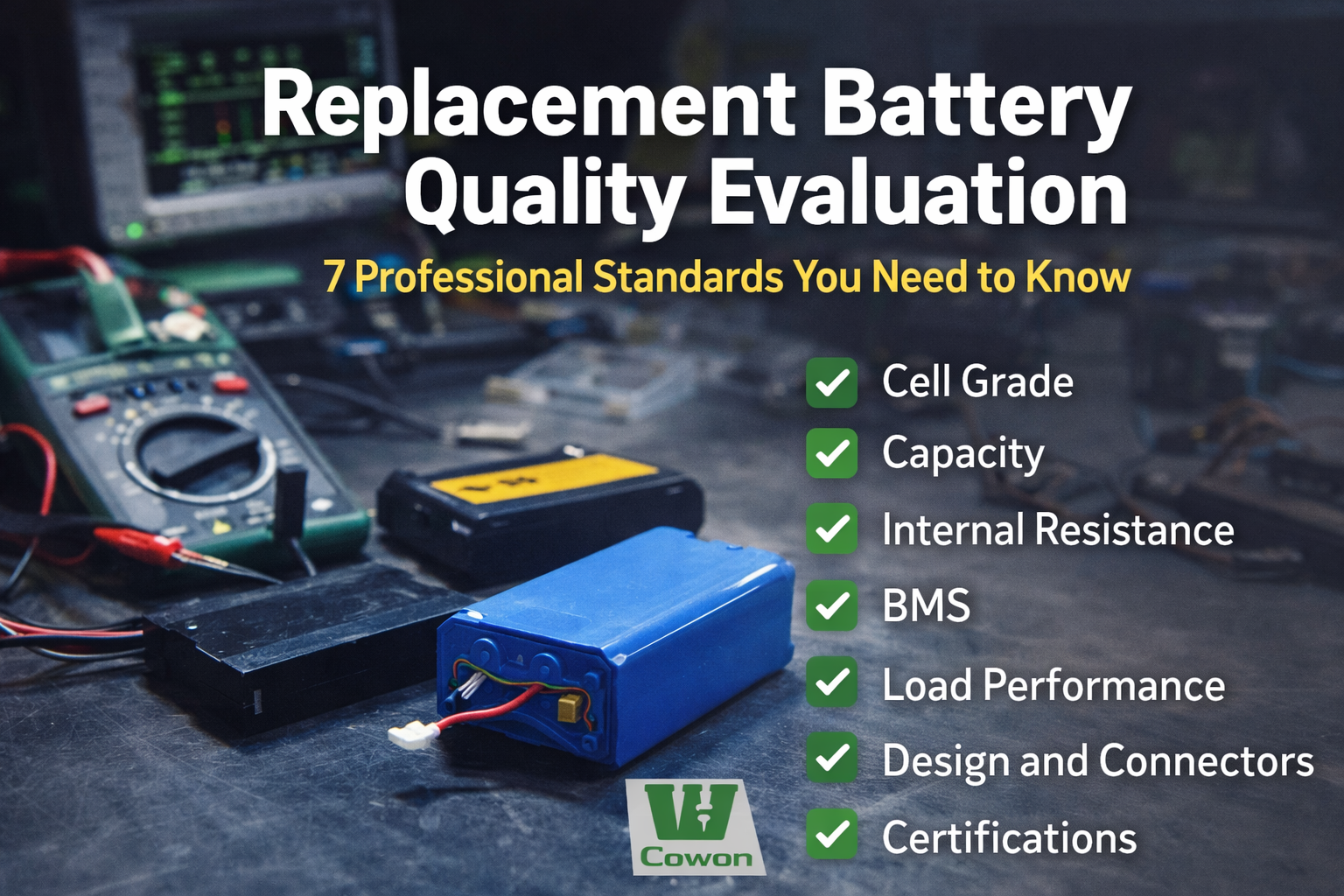 How to Evaluate Replacement Battery Quality: 7 Professional Standards for Industrial Devices