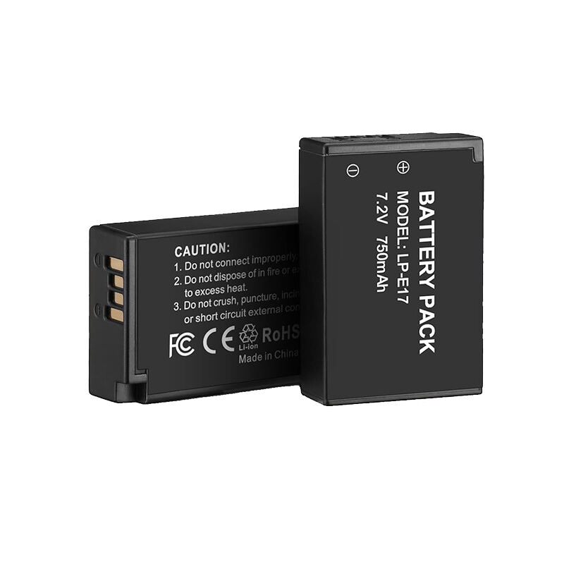 Li-ion 7,2V 750mAh 950mAh LP-E17 Digitalkamera-batteri for Canon EOS 760D 750D