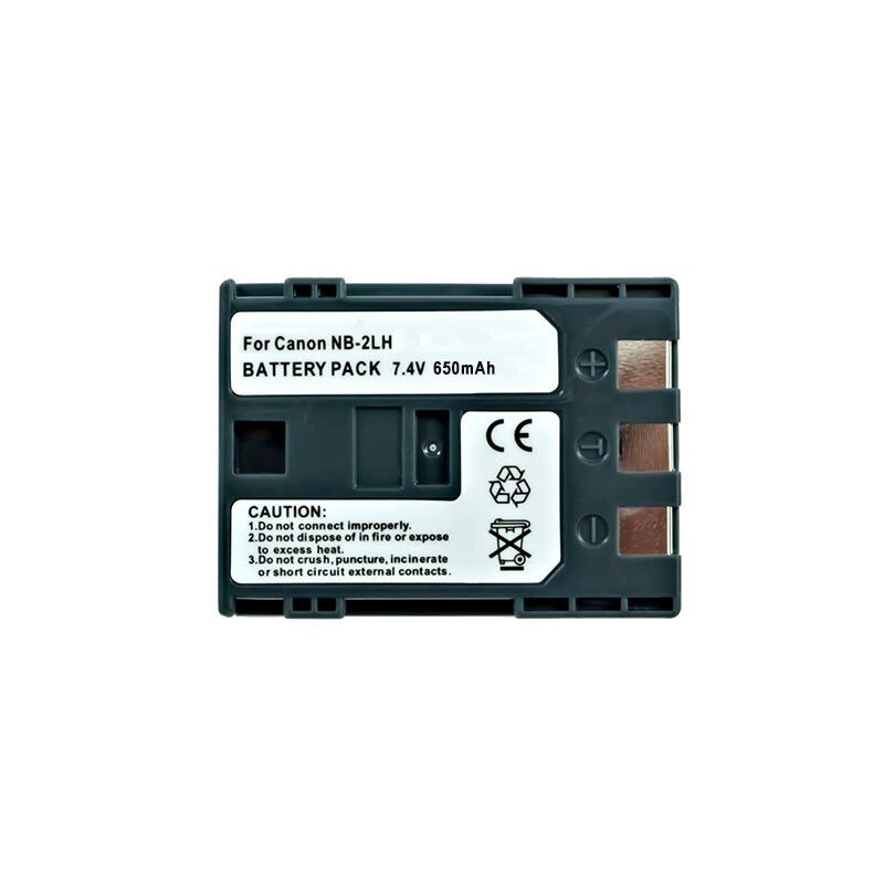 Li-ion 7,4 V 650 mAh NB-2L NB-2LH kamera digitalt batteri til Canon Digital Rebel XT