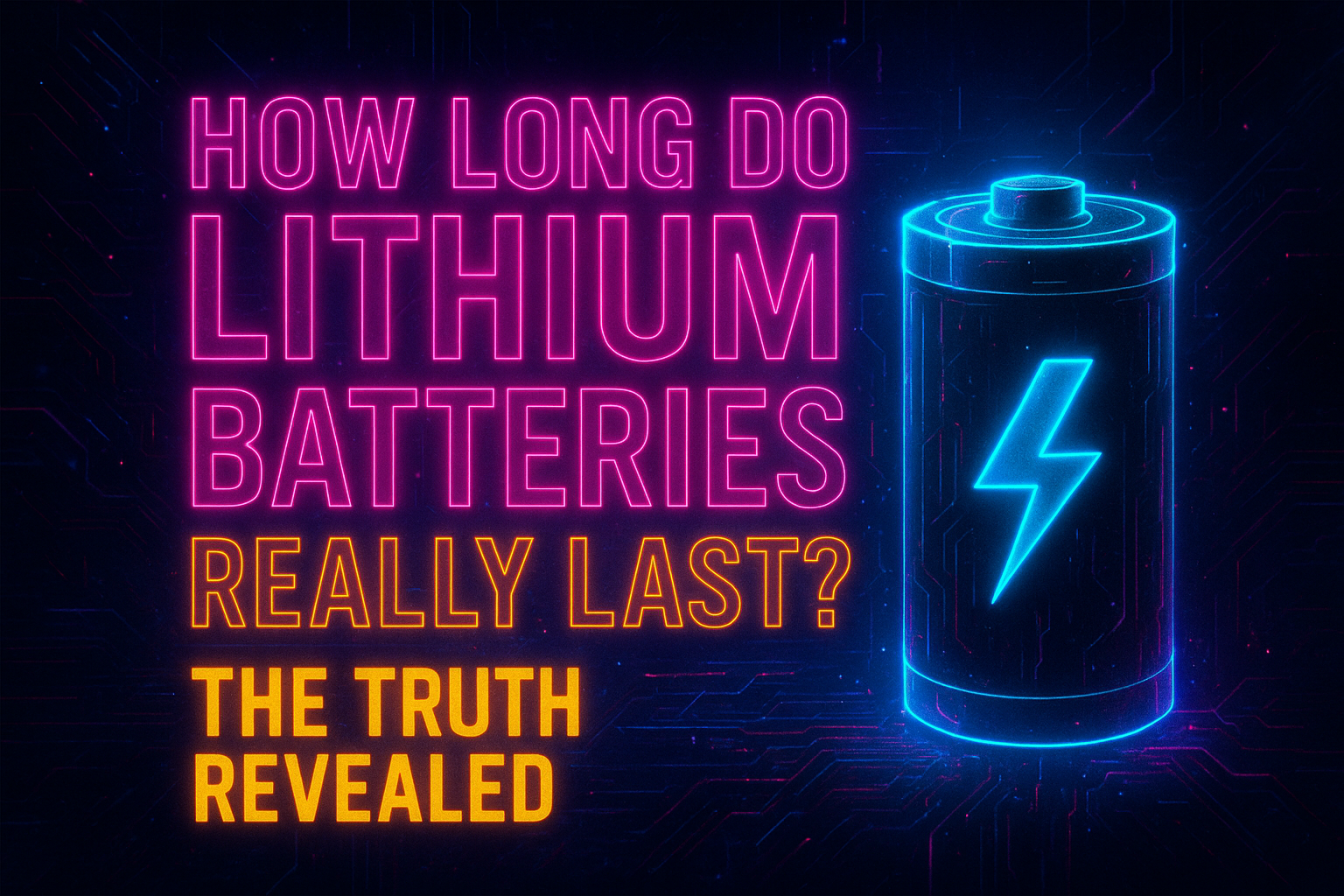 How Long Do Lithium Batteries Really Last? The Truth Revealed