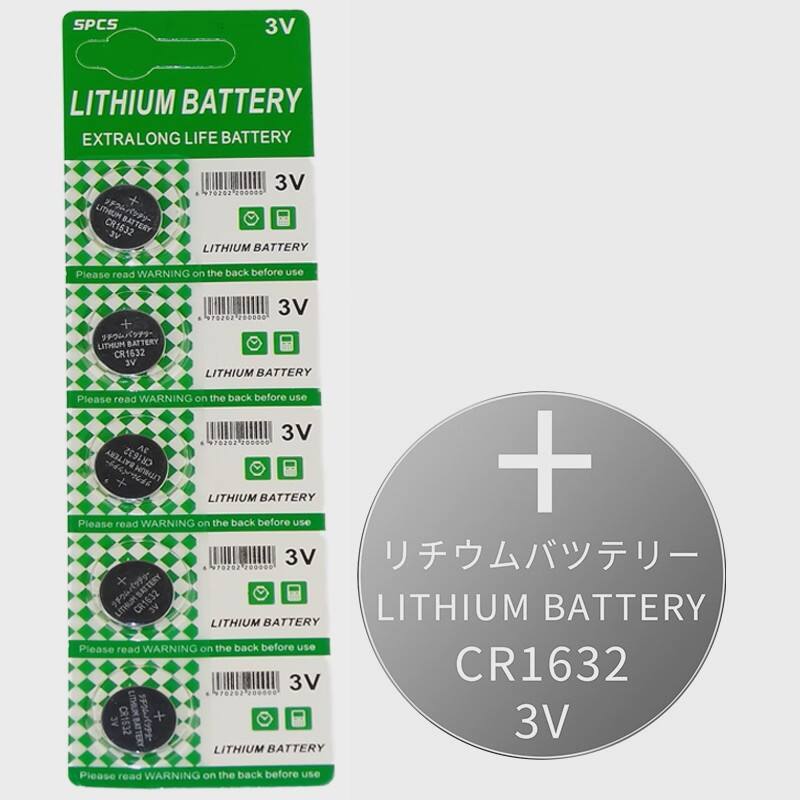 CR1632 Button Coin Cell LiMnO2 Primary Battery for tire pressure monitor gauges