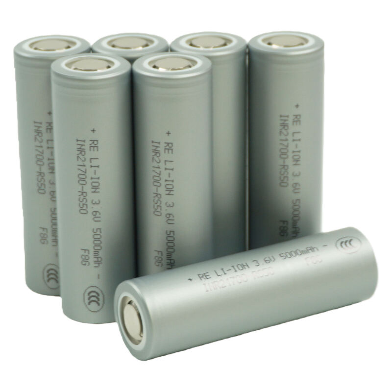 Low-temp -40°C High Rate 70A 3.7V 5000mah INR21700 RS50 Cylindrical Cell Li Ion Lithium Ion 21700 Battery