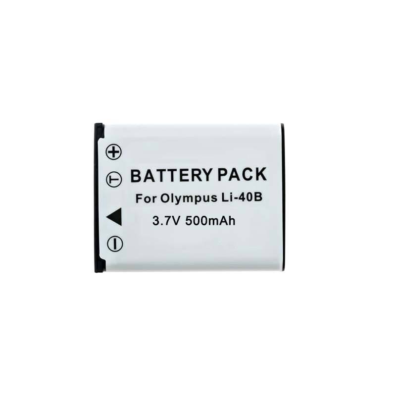 Li-ion 3.7V 500mAh LI40B Olympus Camera Digital Battery