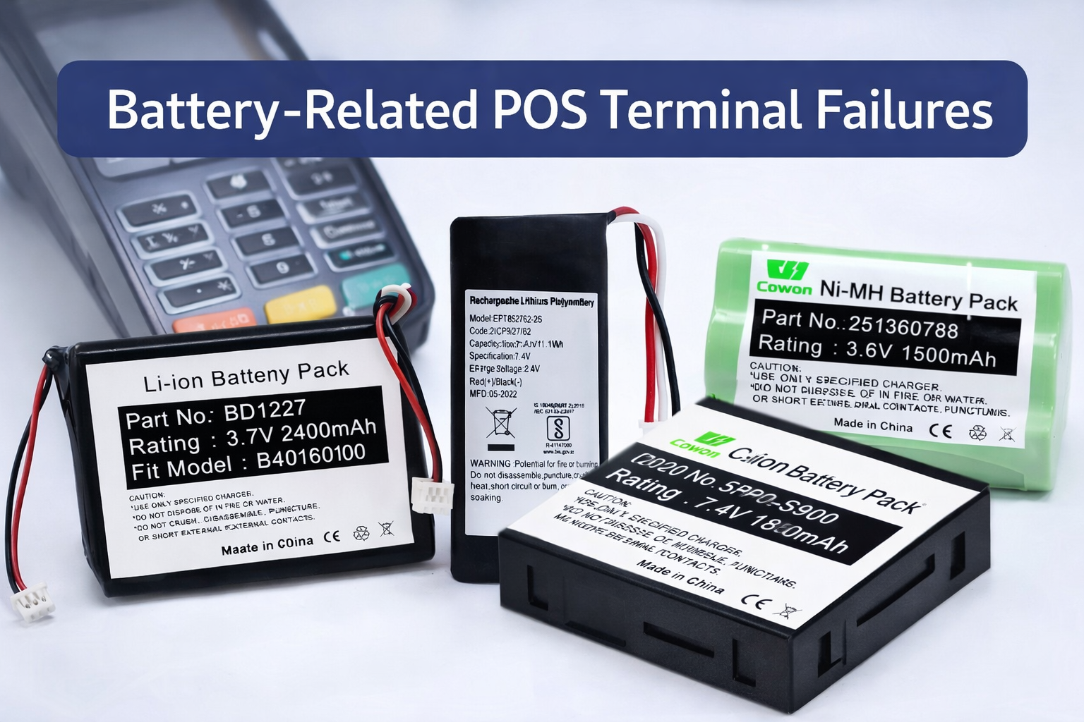 POS Terminals Not Powering On? Issues That Are Often Battery-Related