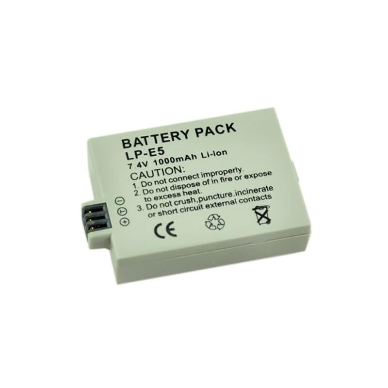 Li-ion 7,4 V 1000 mAh LP-E5 LPE5 kamera digitalt batteri for Canon Rebel T1i XSi