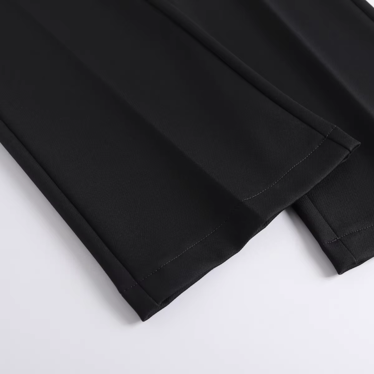 Custom Flared Wide Leg Pants for Women Casual Work Trousers