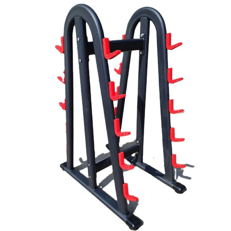 Fixed Vertical Metal Barbell Rack for Gym Fitness Equipment Storage for Body Building Workouts and Training at Gym Centers