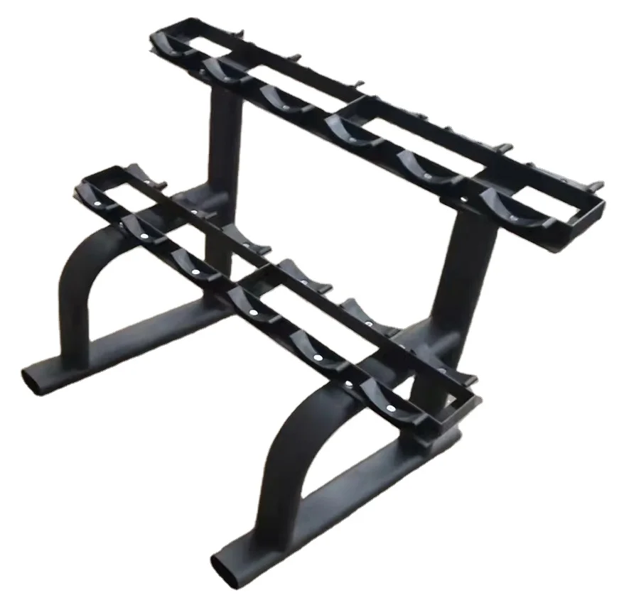 Factory Price Wholesale Custom Size 10 Pair Gym Dumbbell Rack Adjustable Free Weight Commercial Metal Dumbbells for Training