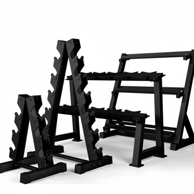 Commercial 2-Layer Dumbbell Rack Professional Gym Rack Factory Wholesale Safety & Durable
