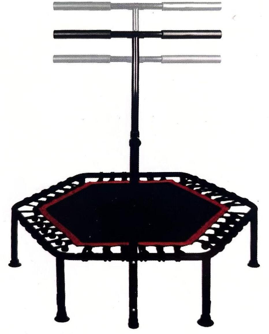 48 inch with handrails trampoline red color.jpg