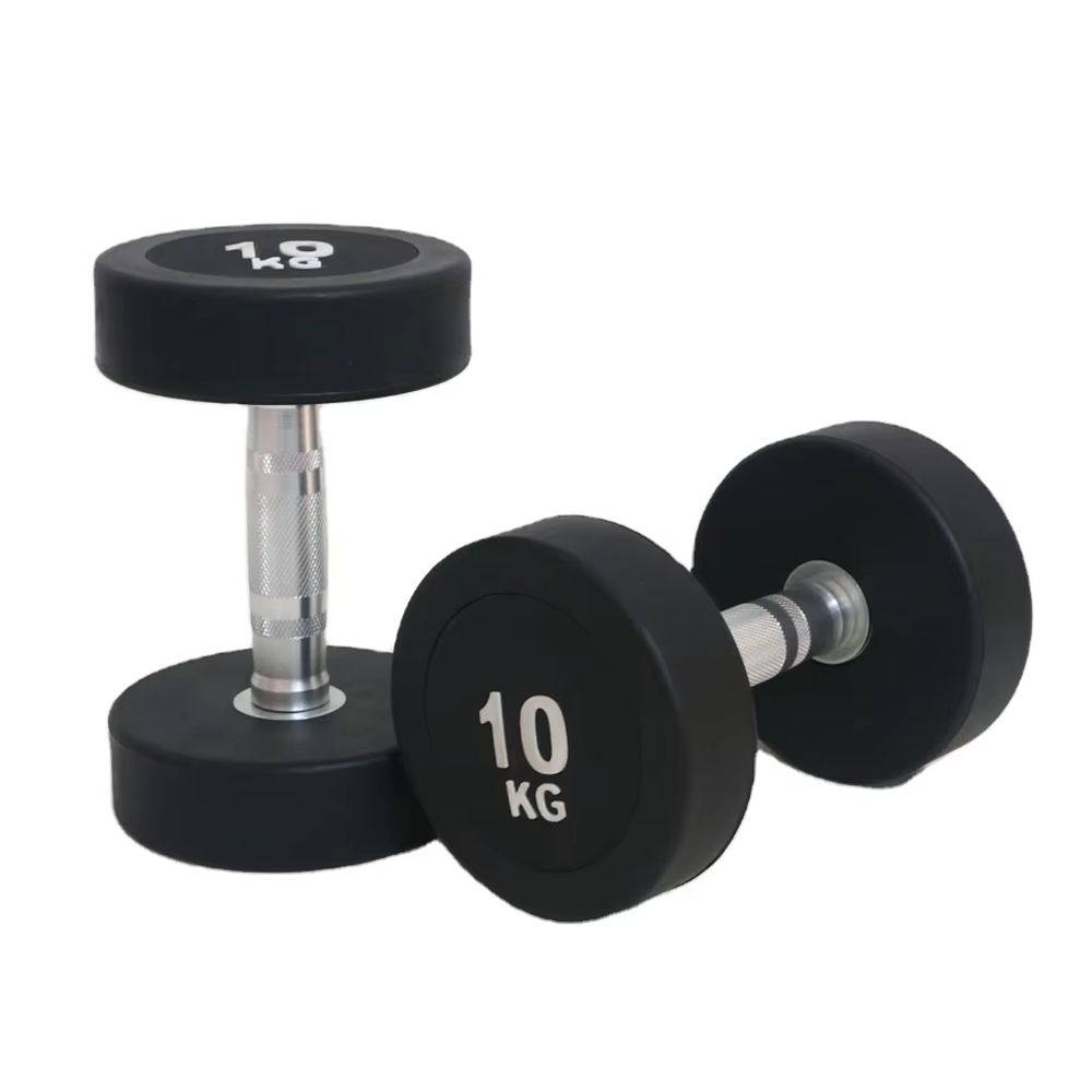 Rubber PVC TPU PU Dumbbells 5LB to 50LB Home Fitness Bodybuilding KG/LBS Weights for Arms