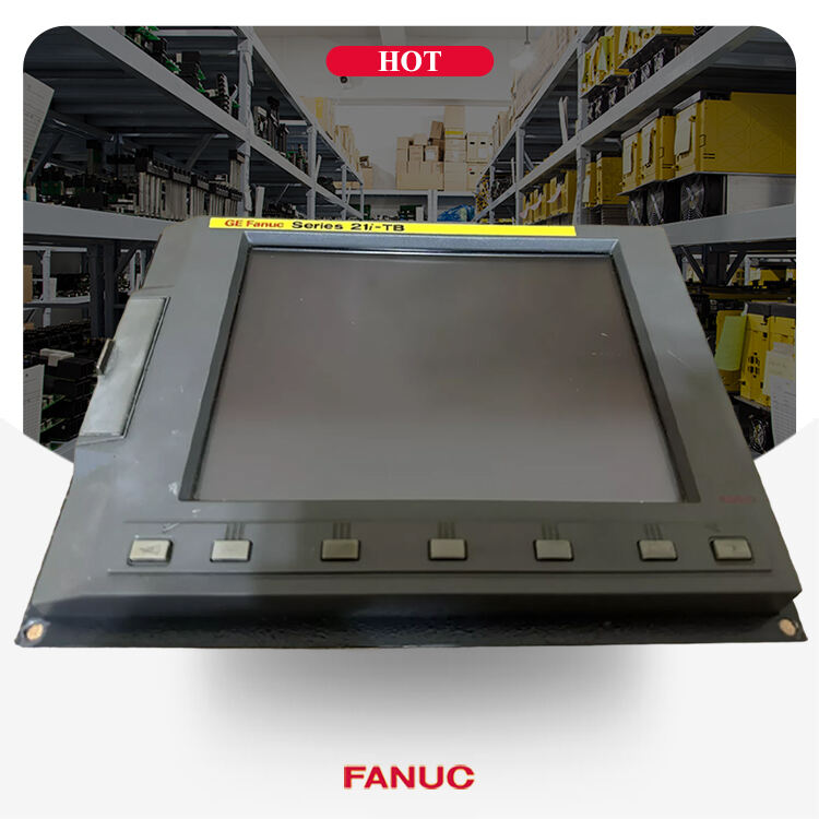 A02B-0285-B502 وحدة FANUC 21 iB LCD مثبتة على أساس A02B0285B502