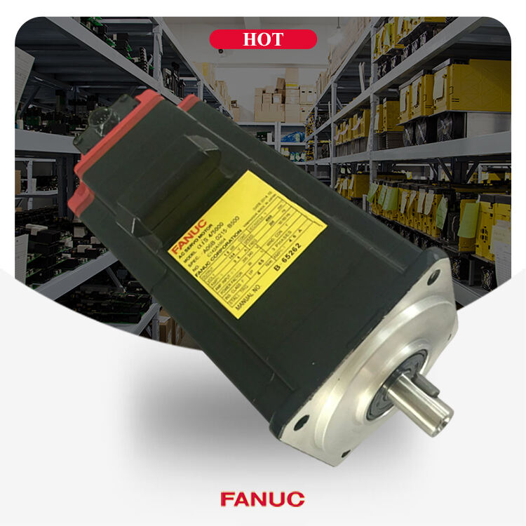 A06B-0215-B500 FANUC AC SERVO MOTOR MDL AiS4/5000, ST, KEY, 24v BRK, a1000 A06B0215B500