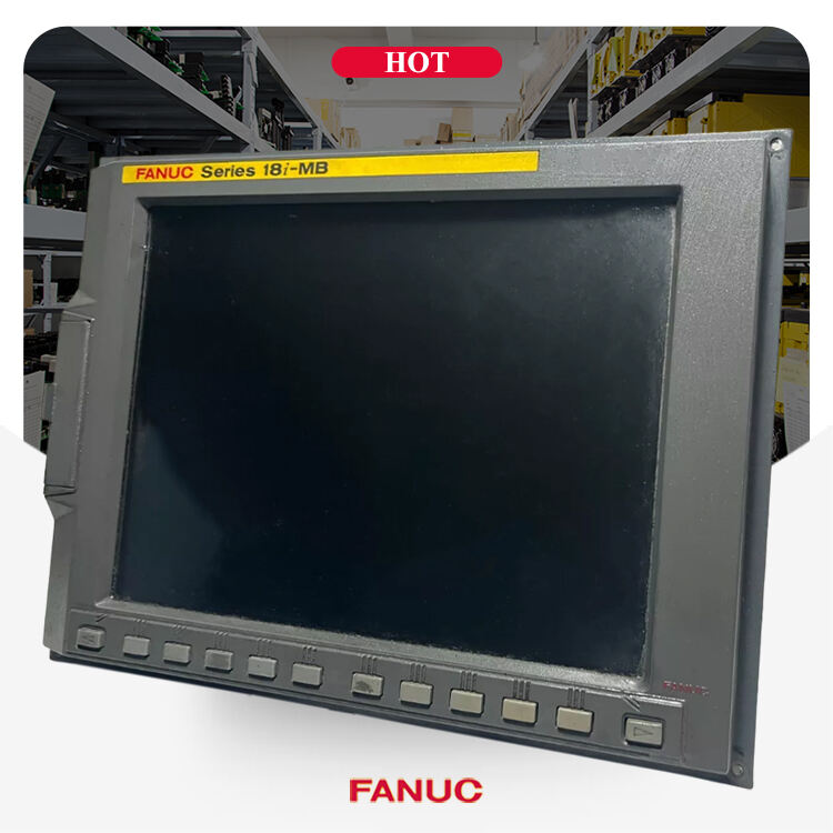 A02B-0283-B502 FANUC 18 iB ʻAʻole i hoʻopaʻa ʻia i ka LCD A02B0283B502