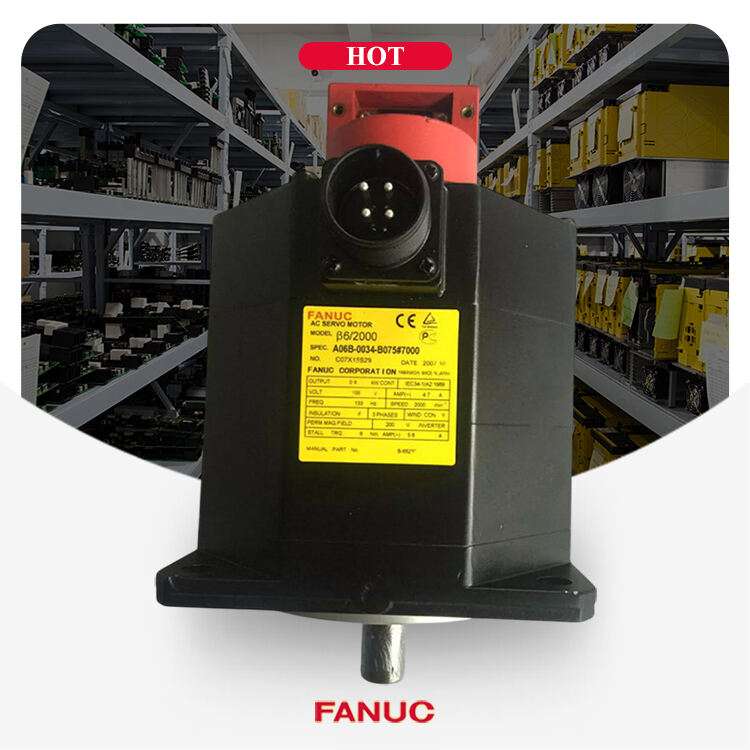 A06B-0034-B075#7000 มอเตอร์เซอร์โว AC ของ FANUC A06B0034B075#7000