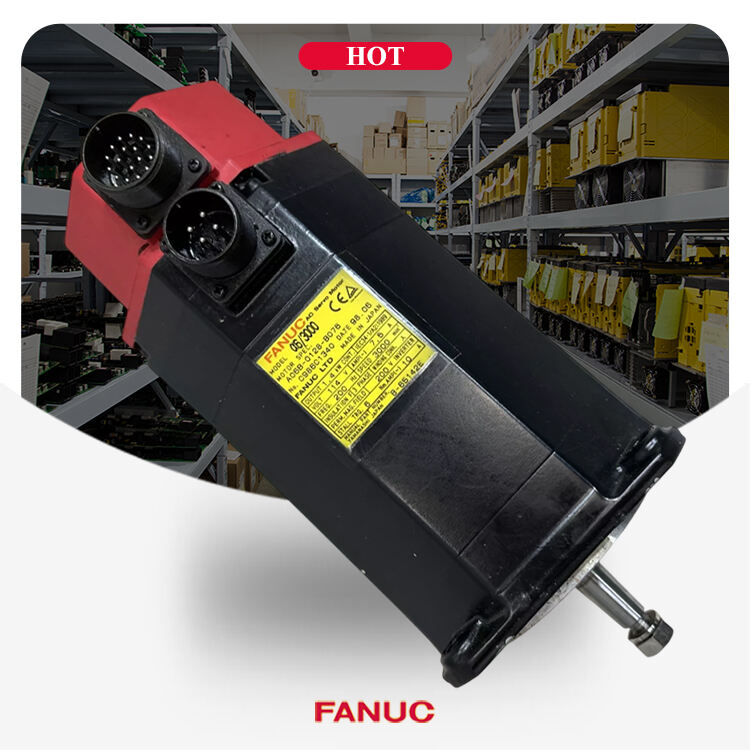 A06B-0128-B076 FANUC AC Servo Motor Testado em Carga A06B0128B076