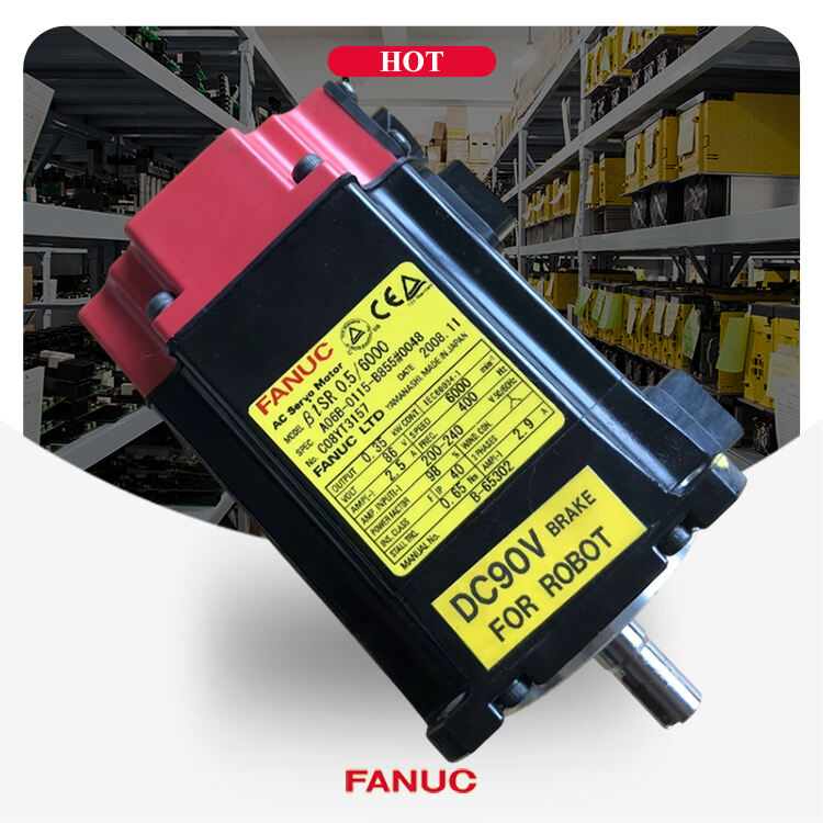 A06B-0115-B855#0048 FANUC AC சர்வோ மோட்டார் பீட்டா A06B0115B8550048