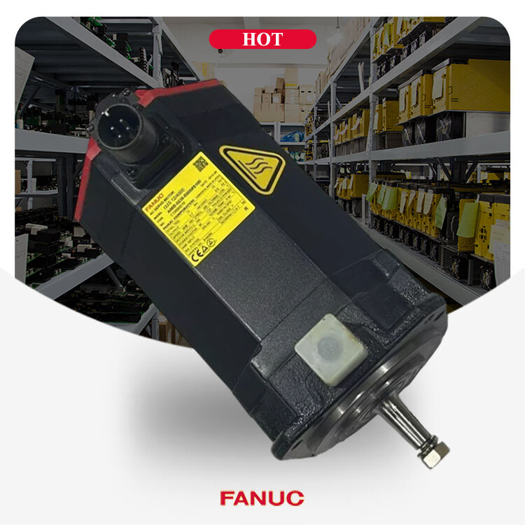 A06B-0238-B605#S100 FANUC AC SERVO MOTOR MDL AiS12/4000, TPR, 90v BRK, a64ia A06B0238B605S100