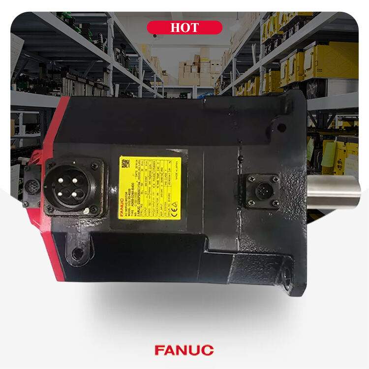 A06B-0268-B400 FANUC AC SERVO MOTOR MDL ALPHA iS30/4000, ST, SLK, 24v BRK, a1000 A06B0268B400