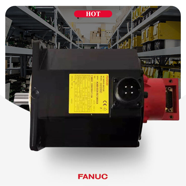 A06B-0034-B075#0008 มอเตอร์เซอร์โว FANUC B 6/2000 A06B0034B075#0008