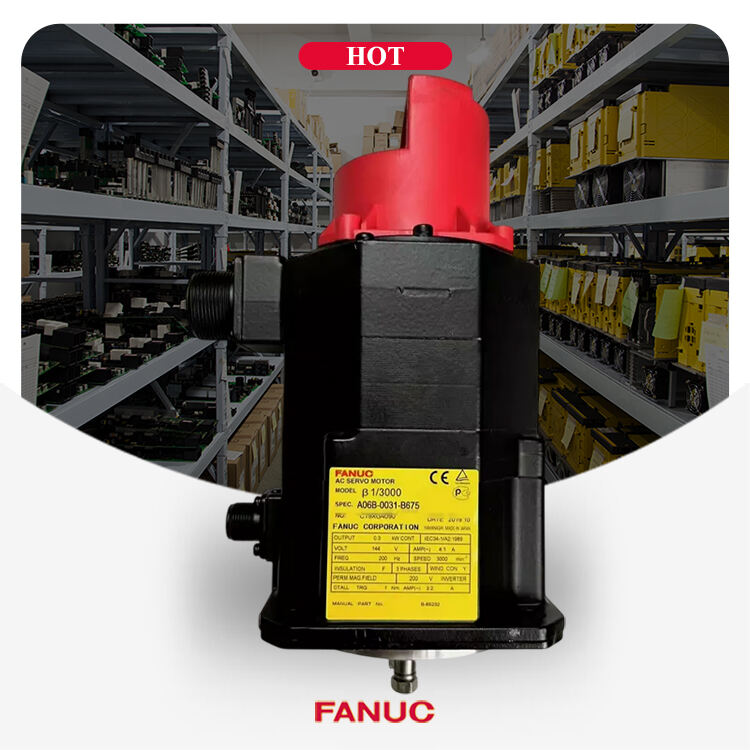 A06B-0031-B675 MOTOR SERVO AC FANUC BETA 1/3000 A06B0031B675