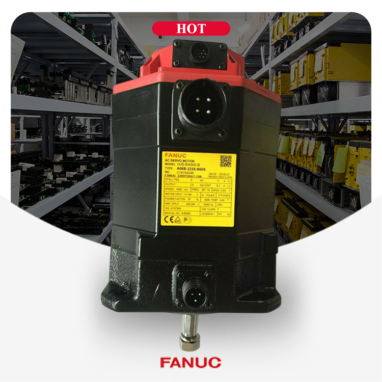 A06B-2235-B605 СЕРВОДВИГАТЕЛЬ ПЕРЕМЕННОГО ТОКА FANUC AiS 8/4000-B A06B2235B605