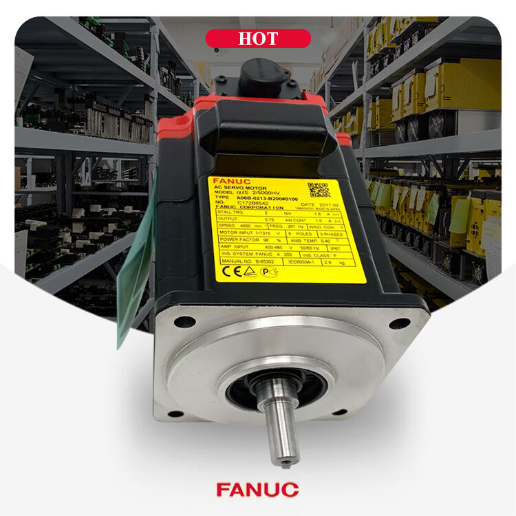 A06B-0213-B200#0100 FANUC சர்வோ மோட்டார் சோதனை செய்யப்பட்டது A06B0213B2000100