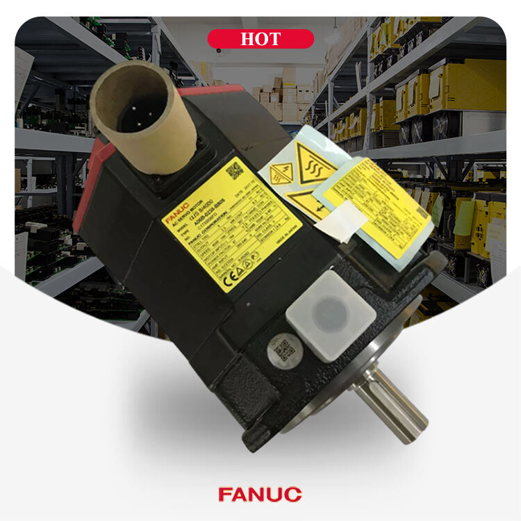 A06B-0235-B805 มอเตอร์เซอร์โว AC FANUC MDL AiS8/4000, ST, KEY, 90v BRK, a64iaA06B0235B805