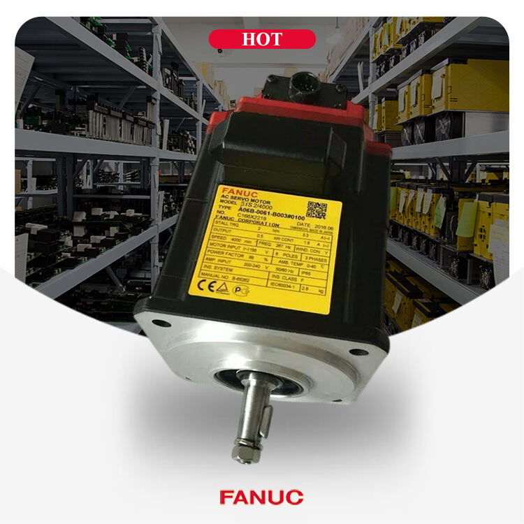 A06B-0061-B003#0100 FANUC சர்வோ மோட்டார் BiS2/4000 A06B0061B0030100