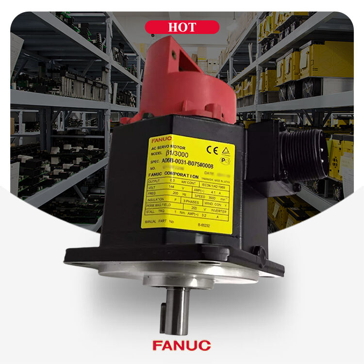 A06B-0031-B075#7008 FANUC सर्वो मोटर B1/3000 A06B0031B0757008