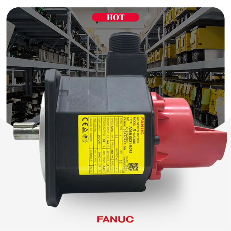 A06B-0031-B075 FANUC AC SERVO MOTOR BETA 1/3000 A06B0031B075