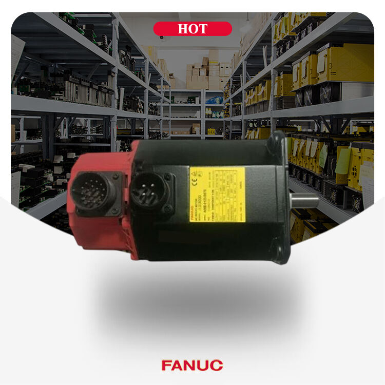 A06B-0123-B575 FANUC AC серво мотор, тестван при натоварване A06B0123B575