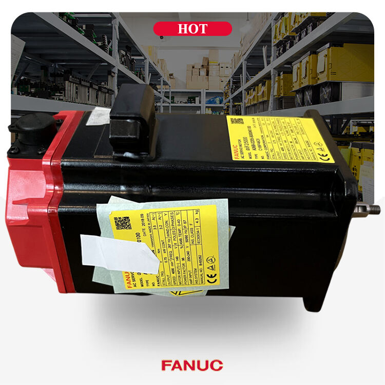 A06B-0205-B000#0100 มอเตอร์เซอร์โว AC ของ FANUC A06B0205B000#0100