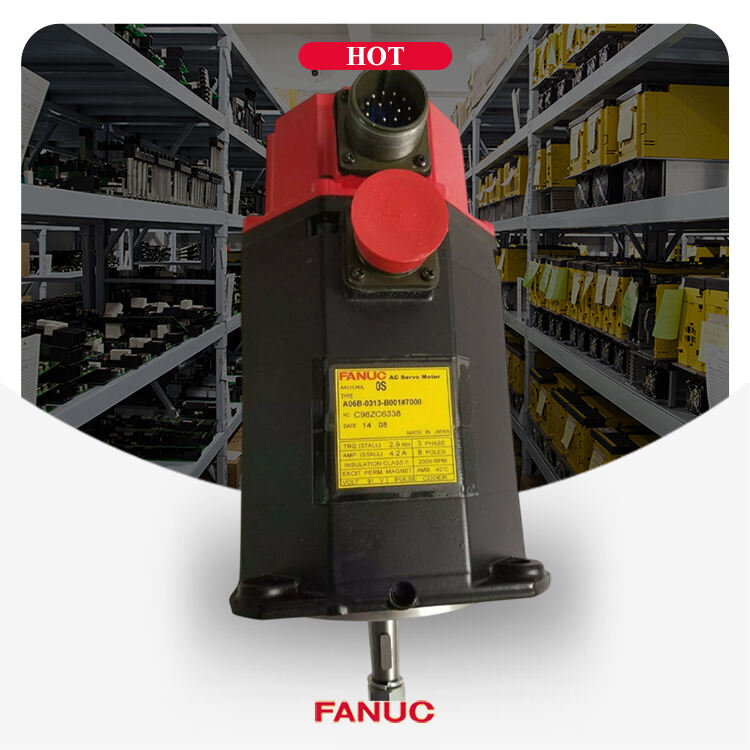 A06B-0313-B001#7000 FANUC சர்வோ மோட்டார் சோதனை செய்யப்பட்டது A06B0313B0017000