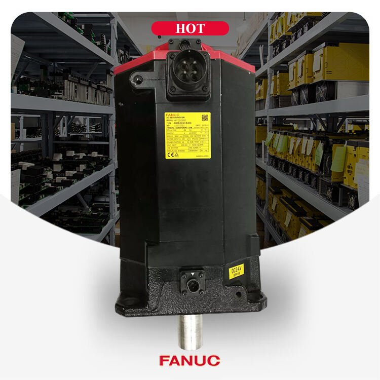 A06B-0247-B400 FANUC AC SERVO MOTOR MDL ALPHA iF22/3000, ST, SLK, 24v BRK, a1000 A06B0247B400