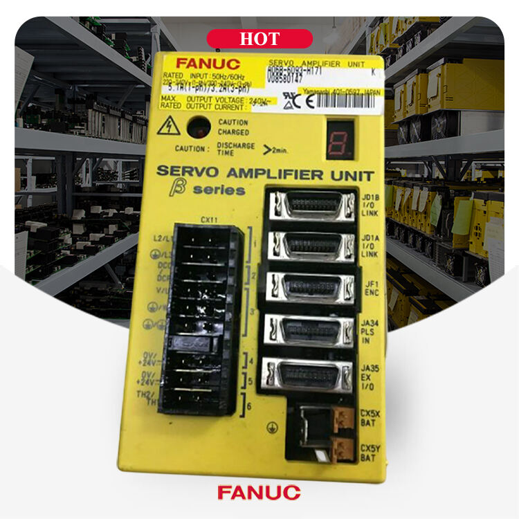 A06B-6093-H171 FANUC BETA SERVO DRIVE MDL SVU-12, I/O LINK A06B6093H171