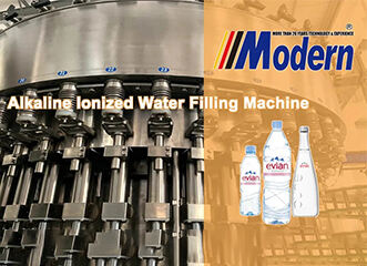 Alkaline ionized water filling machine