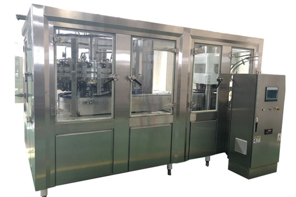 machine de remplissage et de sertissage de canettes 2 en 1