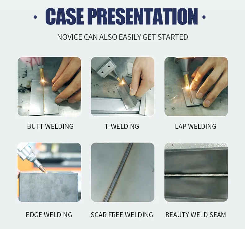 Handheld Welding Machine Small Stainless Steel Laser Welding Machine Metal Rust Removal Welding cutting