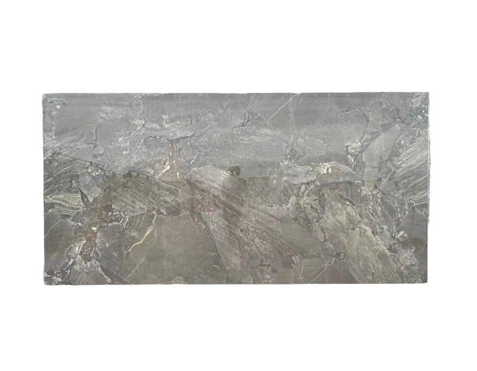 High Quality Bathroom Floor Tiles Sintered Stone Table Brown Marble Texture Modern Style Sintered Stone factory