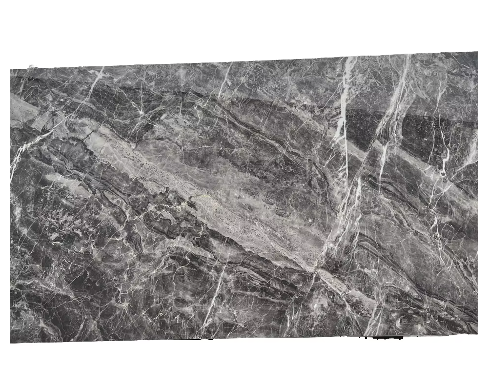 Natural Marble Texture Sintered Stone Slab Bulgari Grey Large Size High Quality Porcelain Slabs for Wall Floor