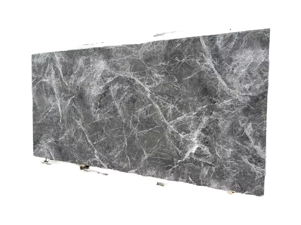 Popular Design 1600*3200*15mm Emma Gray Sintered Stone Desktop Countertop Gray Sintered Stone