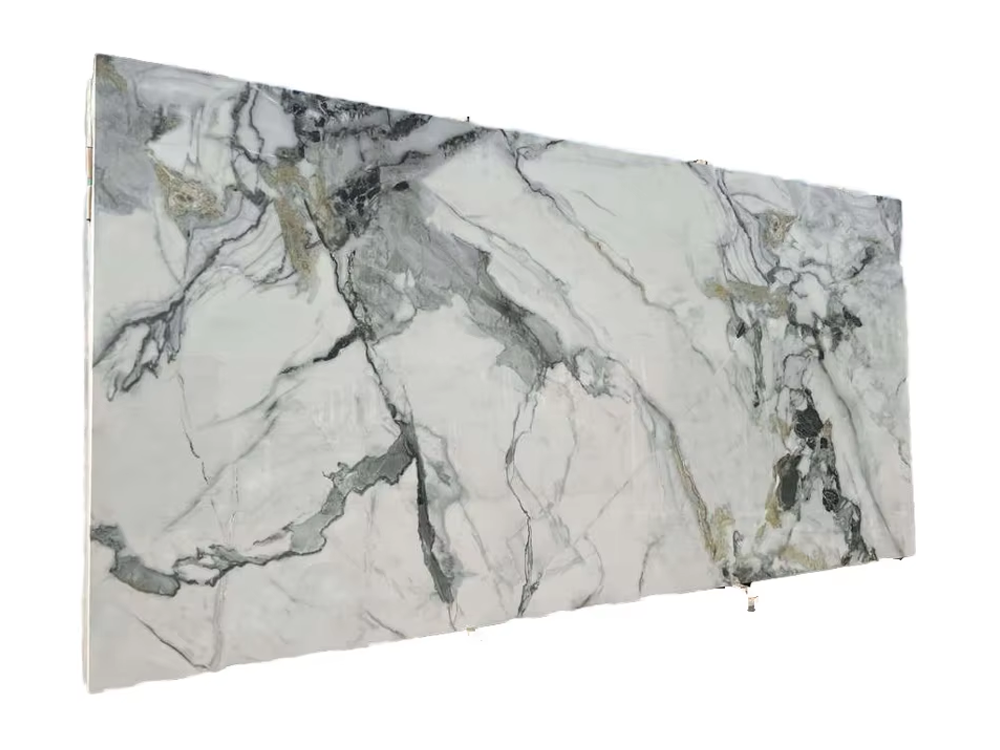 White Bathroom Floor Floor Tiles Sintered Stone Large Size Imperial Green Jade Minimalist Style Indoor Floor Sintered Stone