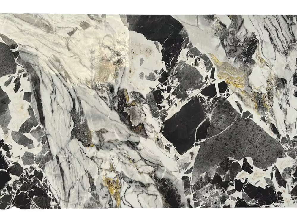 Modern Style 3200x1600x12mm Sintered Stone Slab Big Polished Glossy Porcelain Tiles