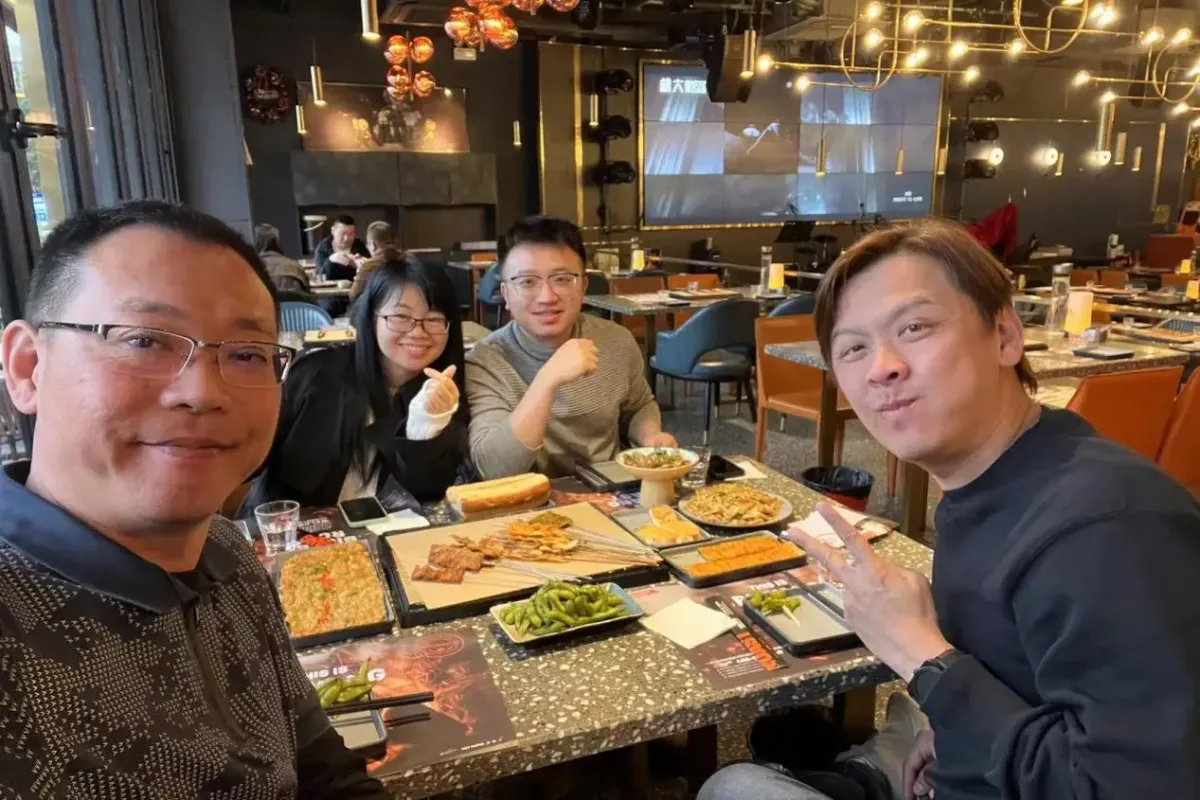 Dinner with Korean clients