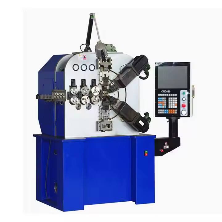 CNC-8345-8350 ワイヤ径1mm-5mm CNCコイリングスプリングマシン、スプリングクランプマシン、ワイヤスプリングベンドマシン