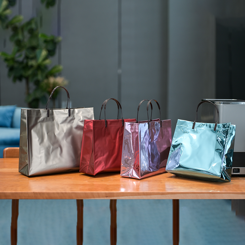 Melt Glitter Shopping Handle Tote Bag