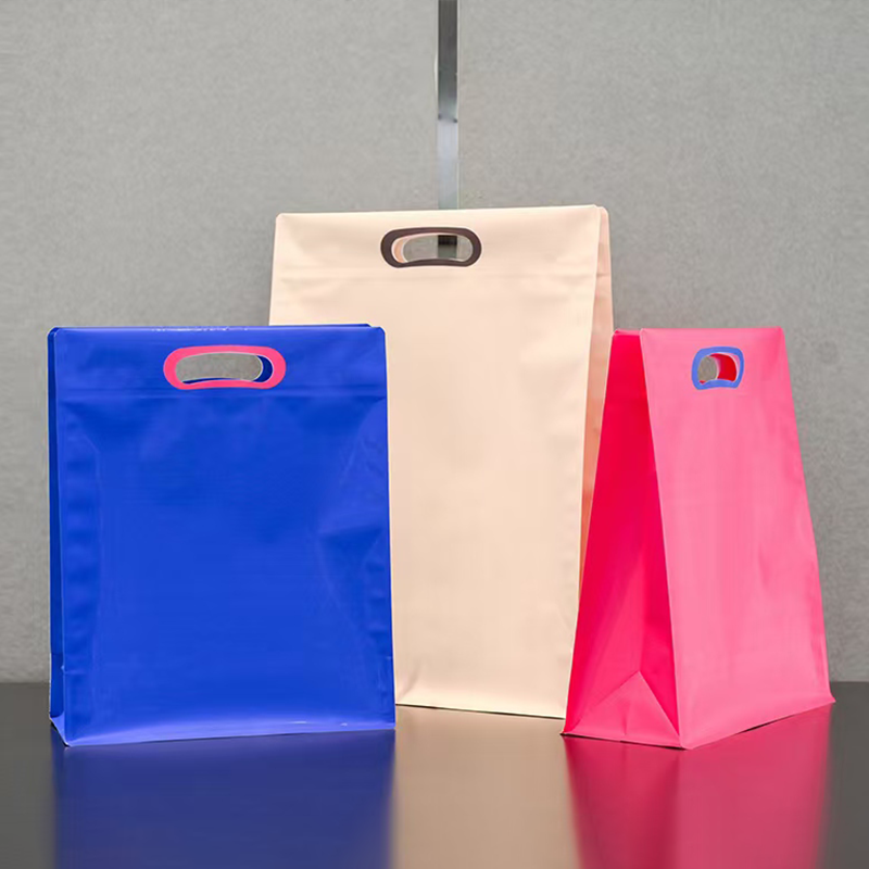 Pure Color Stand Up Gift Takeaway Bag