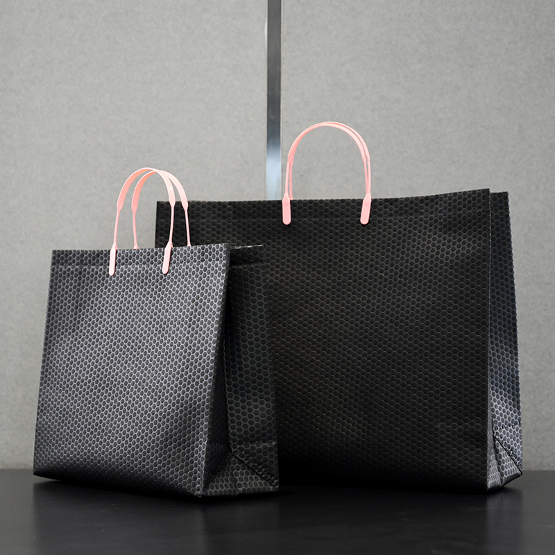 Non-Woven Handle Bag Black