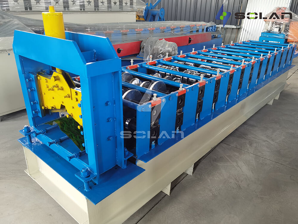 Application of Automatic Customized Roof Panel Standing Seam Roof Roll Forming Making Machine